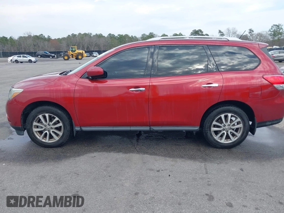 2016 Nissan Pathfinder Platinum with VIN 5N1AR2MMXGC658433, listed as a IAAI auction lot 41685557 with 107,695 mi miles and . Bid and sale history available at DreamBid. Image 14.