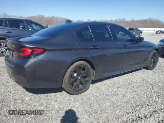 2021 BMW 5 Series 540i with VIN WBA53BJ09MCG05923, listed as a Copart auction lot 48312385 with 41,989 mi miles and Salvage Title. Bid and sale history available at DreamBid. Image 3.