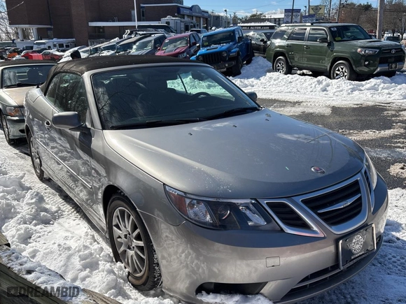 2008 Saab 9-3 with VIN YS3FB79Y686011916, listed as a Copart auction lot 45656735 with 195,263 mi miles and Salvage Title. Bid and sale history available at carsss.com. Image 1.