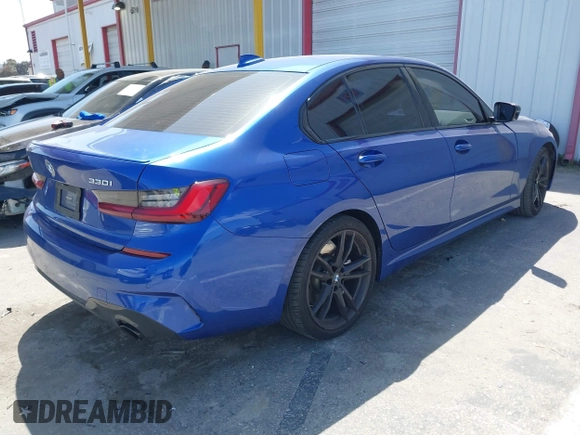 2022 BMW 3 Series 330i with VIN 3MW5R1J07N8C43346, listed as a IAAI auction lot 41947588 with 48,615 mi miles and . Bid and sale history available at DreamBid. Image 4.