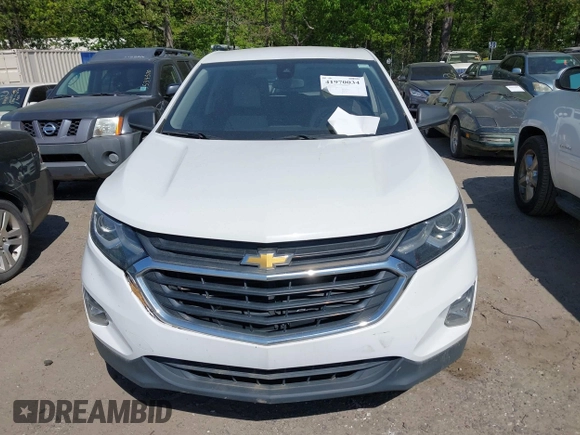 2020 Chevrolet Equinox LS with VIN 3GNAXHEV6LS527239, listed as a IAAI auction lot 41970034 with 145,197 mi miles and . Bid and sale history available at DreamBid. Image 11.