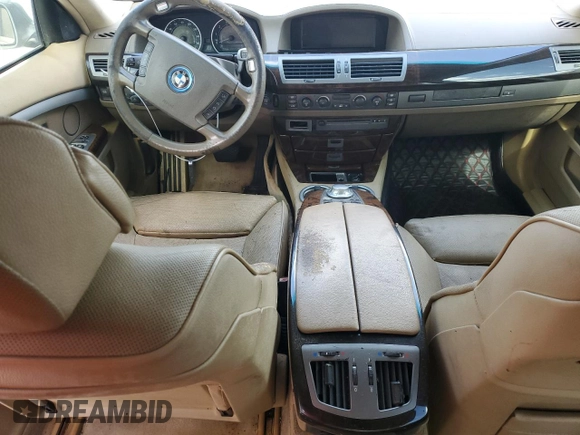 2004 BMW 7 Series with VIN WBAGN83574DK11116, listed as a Copart auction lot 88241625 with Not provided miles and Clean title. Bid and sale history available at DreamBid. Image 8.