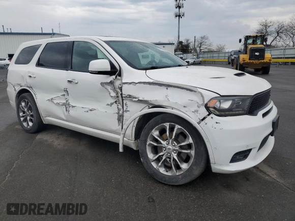 2019 Dodge Durango R/T with VIN 1C4SDJCT8KC549164, listed as a Copart auction lot 53243445 with 87,457 mi miles and Salvage Title. Bid and sale history available at carsss.com. Image 4.