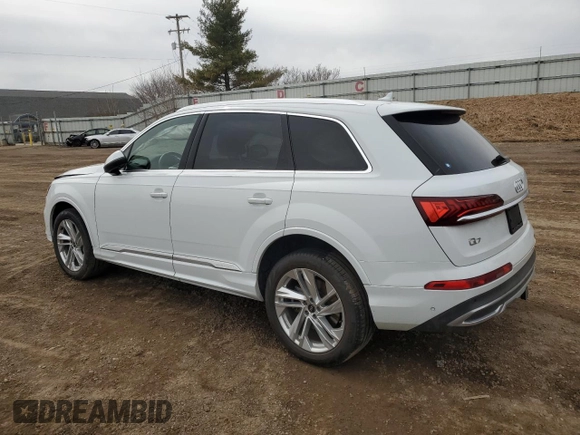 2021 Audi Q7 Premium z VIN WA1AXAF70MD023877, wystawiony jako Copart lot #49084005 z przebiegiem 28 431 mil mil oraz Nie do naprawy • Non repairable. Historia ofert i sprzedaży dostępna na DreamBid. Obrazek 2.