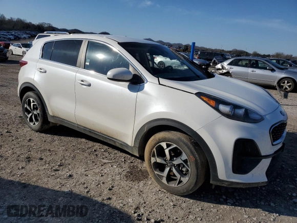 2022 Kia Sportage LX with VIN KNDPM3AC8N7022615, listed as a Copart auction lot 50225895 with 80,145 mi miles and Salvage Title. Bid and sale history available at carsss.com. Image 4.
