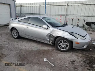 2005 Toyota Celica GT with VIN JTDDR32T550188277, listed as a Copart auction lot 84837824 with 185,709 mi miles and Salvage Title. Bid and sale history available at carsss.com. Image 4.