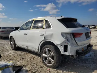 2020 Audi Q3 S line Prestige with VIN WA1FECF37L1043998, listed as a Copart auction lot 89387045 with 26,952 mi miles and Salvage Title. Bid and sale history available at carsss.com. Image 2.