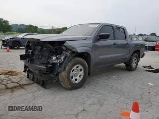 2022 Nissan Frontier S with VIN 1N6ED1EK3NN634999, listed as a Copart auction lot 60735345 with 64,465 mi miles and Salvage title. Bid and sale history available at DreamBid. Image 1.