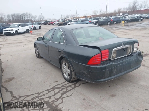 2002 Lincoln LS w/Base Pkg with VIN 1LNHM87A92Y685863, listed as a IAAI auction lot 41457021 with 145,022 mi miles. Bid and sale history available at carsss.com. Image 3.