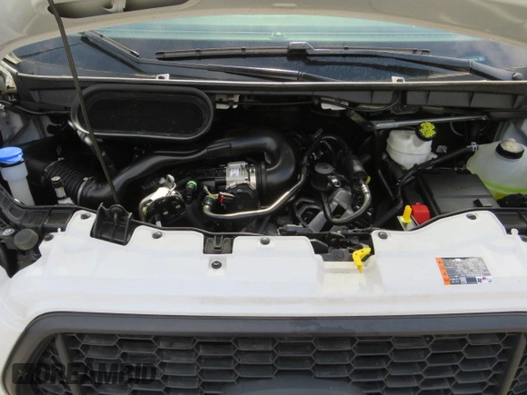 2023 Ford Transit Cargo with VIN 1FTYE1Y81PKB92726, listed as a Copart auction lot 87962485 with 13,373 mi miles and Salvage Title. Bid and sale history available at DreamBid. Image 7.