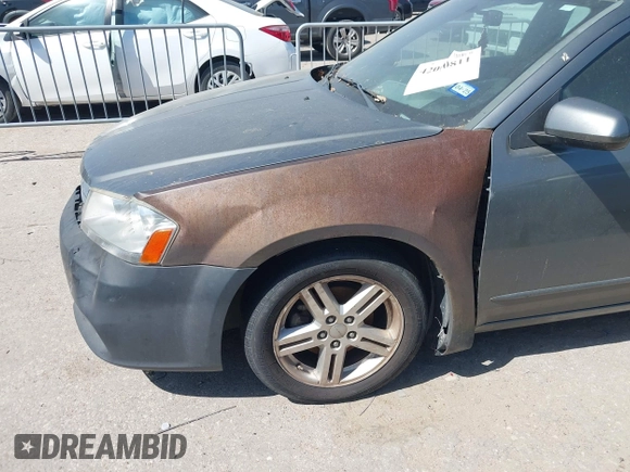 2013 Dodge Avenger SXT with VIN 1C3CDZCB8DN562180, listed as a IAAI auction lot 42000811 with 207,872 mi miles and . Bid and sale history available at carsss.com. Image 6.