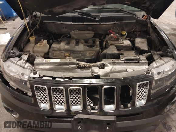 2015 Jeep Compass Latitude with VIN 1C4NJDEBXFD304409, listed as a IAAI auction lot 41629121 with 123,486 mi miles. Bid and sale history available at carsss.com. Image 10.