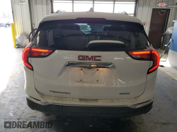 2018 GMC Terrain SLT with VIN 3GKALVEV1JL366202, listed as a Copart auction lot 44376235 with 96,168 mi miles and Salvage Title. Bid and sale history available at carsss.com. Image 6.