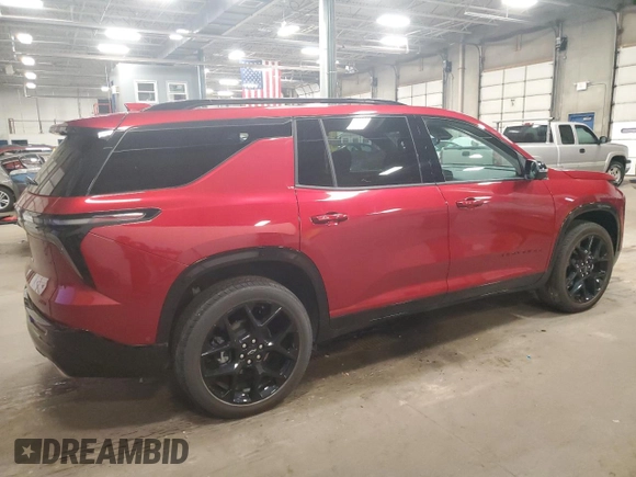 2024 Chevrolet Traverse AWD RS with VIN 1GNEVLKS5RJ174183, listed as a Copart auction lot 80459224 with 3,106 mi miles and Salvage Title. Bid and sale history available at carsss.com. Image 3.