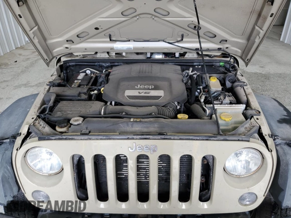 2017 Jeep Wrangler Sport z VIN 1C4AJWAG2HL710169, wystawiony jako Copart lot #49053995 z przebiegiem 103 283 mil mil oraz Czysty tytuł • Clean title. Historia ofert i sprzedaży dostępna na DreamBid. Obrazek 11.