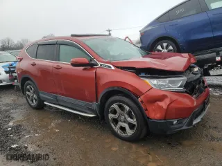 2018 Honda CR-V EX with VIN 2HKRW2H56JH636282, listed as a Copart auction lot 84931754 with 64,725 mi miles and Salvage Title. Bid and sale history available at carsss.com. Image 4.
