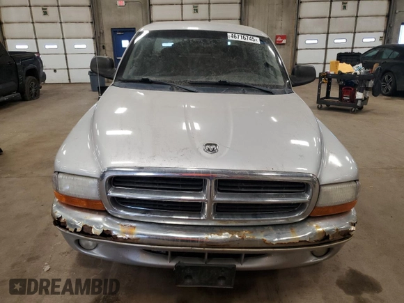 2004 Dodge Dakota Sport with VIN 1D7HG32N14S733389, listed as a Copart auction lot 46716745 with 169,510 mi miles and Clean Title. Bid and sale history available at carsss.com. Image 5.