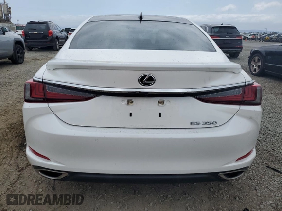 2021 Lexus ES 350 with VIN 58ADZ1B15MU098190, listed as a Copart auction lot 55865655 with 42,981 mi miles and Salvage Title. Bid and sale history available at DreamBid. Image 6.