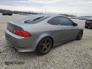 2006 Acura RSX Type-S Leather with VIN JH4DC53036S020336, listed as a Copart auction lot 47198475 with 107,500 mi miles and Salvage Title. Bid and sale history available at carsss.com. Image 3.