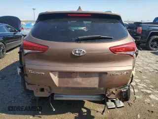 2016 Hyundai Tucson Sport with VIN KM8J33A22GU251291, listed as a Copart auction lot 52019285 with 120,218 mi miles and Salvage Title. Bid and sale history available at carsss.com. Image 6.