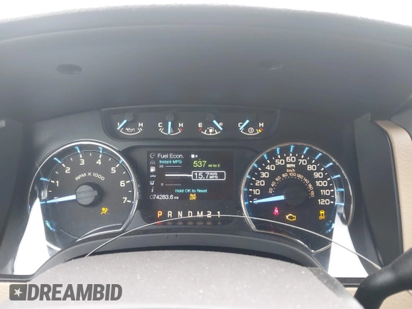 2011 Ford F-150 XL with VIN 1FTFW1EF3BFA29584, listed as a IAAI auction lot 42332223 with 74,283 mi miles and . Bid and sale history available at DreamBid. Image 7.