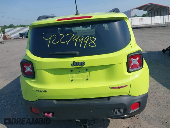 2017 Jeep Renegade Trailhawk z VIN ZACCJBCB0HPF27223, wystawiony jako IAAI lot #42279998 z przebiegiem 166 836 mil mil oraz . Historia ofert i sprzedaży dostępna na DreamBid. Obrazek 16.
