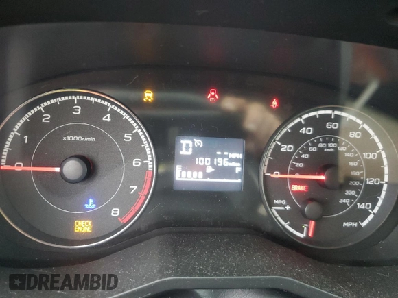 2017 Subaru Impreza with VIN 4S3GKAA63H3616626, listed as a Copart auction lot 54366315 with 100,196 mi miles and Salvage title. Bid and sale history available at DreamBid. Image 9.