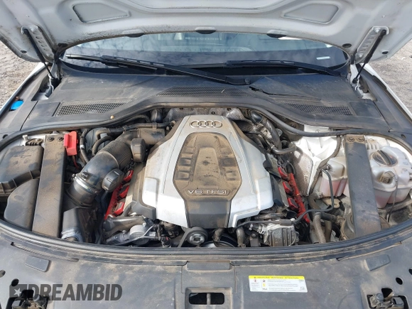 2017 Audi A8 L with VIN WAU44AFD0HN012571, listed as a IAAI auction lot 41717676 with 120,832 mi miles. Bid and sale history available at carsss.com. Image 10.