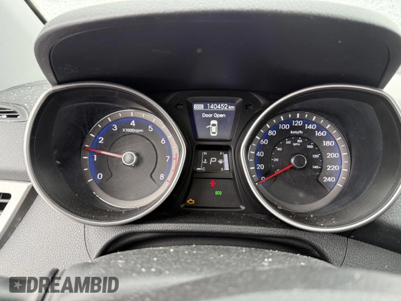 2014 Hyundai Elantra GT GL with VIN KMHD25LH2EU175436, listed as a Copart auction lot 44161935 with 140,452 mi miles and Salvage Title. Bid and sale history available at carsss.com. Image 9.