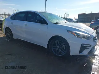 2021 Kia Forte GT-Line with VIN 3KPF34AD8ME387002, listed as a IAAI auction lot 41348684 with 60,942 mi miles and . Bid and sale history available at DreamBid. Image 1.