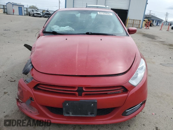 2013 Dodge Dart SXT with VIN 1C3CDFBA1DD194597, listed as a Copart auction lot 51122935 with 115,150 mi miles and Salvage Title. Bid and sale history available at carsss.com. Image 5.