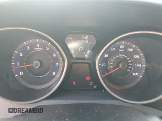 2013 Hyundai Elantra GLS with VIN 5NPDH4AE8DH434199, listed as a Copart auction lot 64002625 with 233,546 mi miles and Salvage title. Bid and sale history available at DreamBid. Image 9.