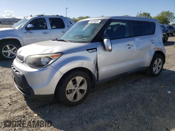 2015 Kia Soul with VIN KNDJN2A26F7812453, listed as a Copart auction lot 51675525 with 42,676 mi miles and Salvage Title. Bid and sale history available at carsss.com. Image 1.