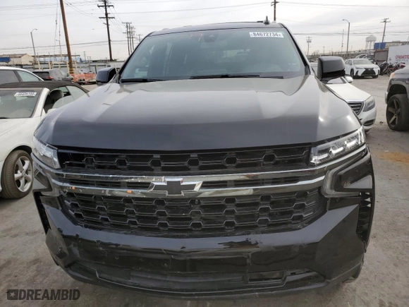 2022 Chevrolet Tahoe RST with VIN 1GNSKRKL9NR244044, listed as a Copart auction lot 84672734 with 33,845 mi miles and Salvage Title. Bid and sale history available at carsss.com. Image 5.