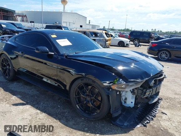 2022 Ford Mustang GT with VIN 1FA6P8CFXN5122711, listed as a IAAI auction lot 42224835 with 40,636 mi miles and . Bid and sale history available at DreamBid. Image 1.