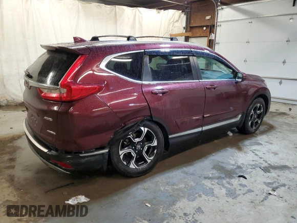 2019 Honda CR-V Touring with VIN 2HKRW2H93KH638303, listed as a Copart auction lot 44311073 with 38,004 mi miles. Bid and sale history available at carsss.com. Image 3.