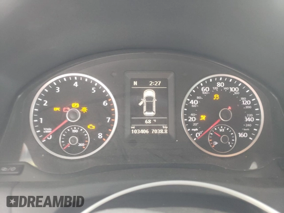 2015 Volkswagen Tiguan R-Line with VIN WVGAV7AX3FW064500, listed as a Copart auction lot 54745215 with 103,406 mi miles and Salvage Title. Bid and sale history available at DreamBid. Image 9.