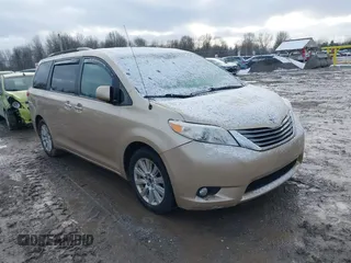 2012 Toyota Sienna XLE with VIN 5TDDK3DCXCS047040, listed as a IAAI auction lot 41494904 with 117,696 mi miles and . Bid and sale history available at DreamBid. Image 1.