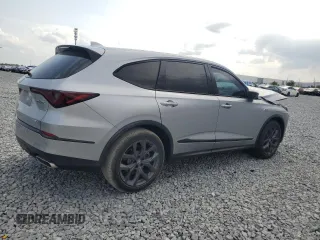 2022 Acura MDX w/A-Spec Package with VIN 5J8YE1H01NL020991, listed as a Copart auction lot 50506325 with Not provided miles and Salvage title. Bid and sale history available at DreamBid. Image 3.