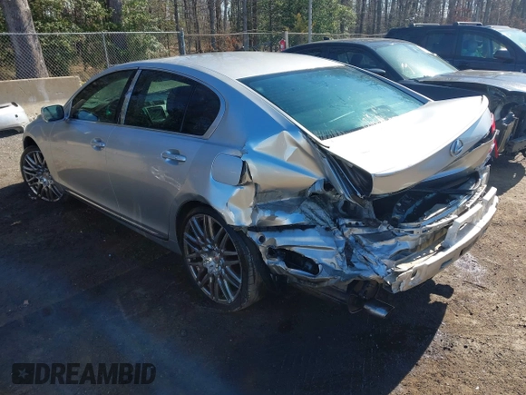 2006 Lexus GS 300 with VIN JTHCH96S460004367, listed as a IAAI auction lot 41875393 with 242,158 mi miles. Bid and sale history available at carsss.com. Image 3.