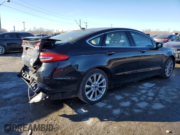 2017 Ford Fusion Titanium with VIN 3FA6P0K98HR282911, listed as a Copart auction lot 42325805 with 63,997 mi miles and Non repairable. Bid and sale history available at DreamBid. Image 3.