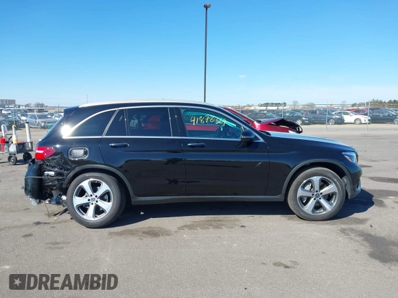 2019 Mercedes-Benz GLC with VIN WDC0G4KBXKF549538, listed as a IAAI auction lot 41878364 with 37,436 mi miles. Bid and sale history available at carsss.com. Image 13.