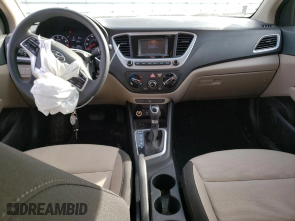 2022 Hyundai Accent SEL with VIN 3KPC24A64NE166750, listed as a Copart auction lot 39822123 with 10,520 mi miles. Bid and sale history available at carsss.com. Image 8.