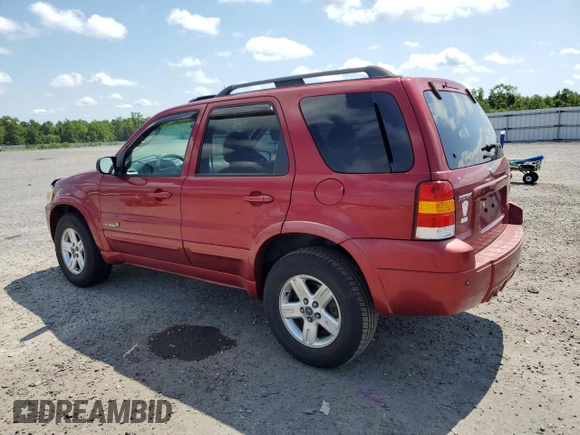 2007 Ford Escape Hybrid with VIN 1FMCU59H97KA39123, listed as a Copart auction lot 61621604 with 162,149 mi miles and Salvage Title. Bid and sale history available at carsss.com. Image 2.