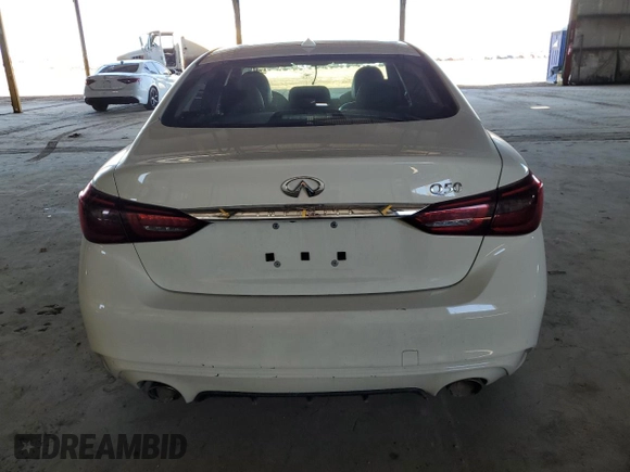 2019 Infiniti Q50 Luxe with VIN JN1EV7AP7KM511702, listed as a Copart auction lot 62198415 with 68,469 mi miles and Clean title. Bid and sale history available at DreamBid. Image 6.