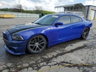 2013 Dodge Charger RT Plus with VIN 2C3CDXCT4DH683603, listed as a Copart auction lot 52602345 with 96,322 mi miles and Salvage Title. Bid and sale history available at carsss.com. Image 1.