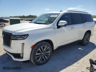 2023 Cadillac Escalade Sport Platinum with VIN 1GYS4GKT9PR192029, listed as a Copart auction lot 47383735 with 0 mi miles and Salvage Title. Bid and sale history available at carsss.com. Image 1.
