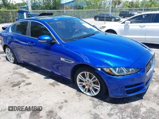 2017 Jaguar XE 25t Premium z VIN SAJAD4BG5HA971996, wystawiony jako IAAI lot #42253265 z przebiegiem 147 021 mil mil oraz . Historia ofert i sprzedaży dostępna na DreamBid. Obrazek 1.