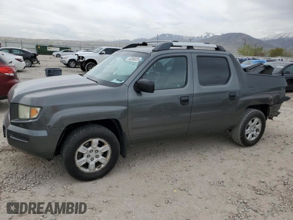 2008 Honda Ridgeline RT with VIN 2HJYK16208H525347, listed as a Copart auction lot 53288325 with 191,325 mi miles and Salvage title. Bid and sale history available at DreamBid. Image 1.