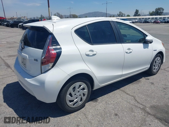 2016 Toyota Prius One with VIN JTDKDTB35G1121813, listed as a IAAI auction lot 42054089 with 62,980 mi miles and . Bid and sale history available at DreamBid. Image 4.